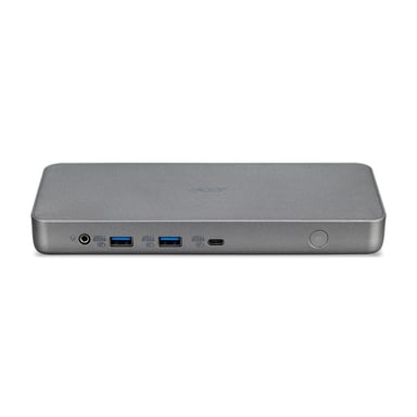 Acer GP.DCK11.00G base para portátil y replicador de puertos Alámbrico USB 3.2 Gen 1 (3.1 Gen 1) Type-A + Type-C Plata