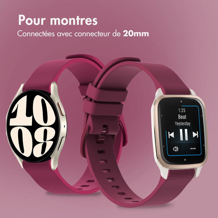 Bracelet 20mm Sport Silicone - vue 5