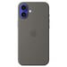 Apple Coque en silicone avec MagSafe pour iPhone 16 Plus - Gris minéral Apple (brand) iPhone 16 Plus