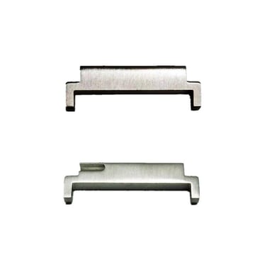 Connecteur de Bracelet de Montre Argenté 18mm vers 22mm avec Pompes