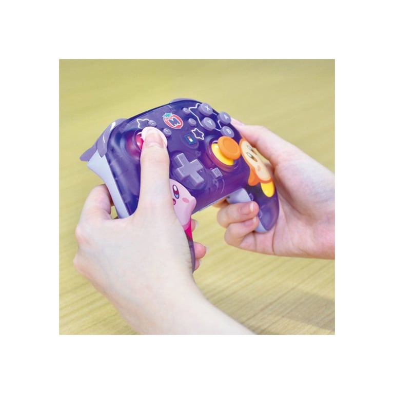 Manette sans fil Horipad Turbo Nintendo Switch 2 HORI Bouton C Autonomie 10 h Câble USB C Motif Kirby et Waddle Dee - vue 4