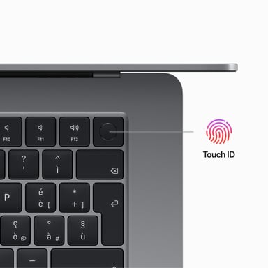 MacBook Air M2 (2023) 15,3', 3,5 GHz 512 GB 8 GB Apple GPU 10, Argento - AZERTY