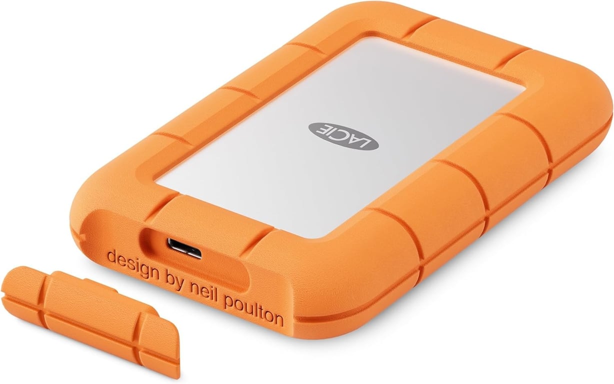 LaCie Rugged Mini 4To Portable 2.5" Disque Dur Externe pour PC Mac iPad & iPhone Data Rescue Service LAC9000633 - vue 3