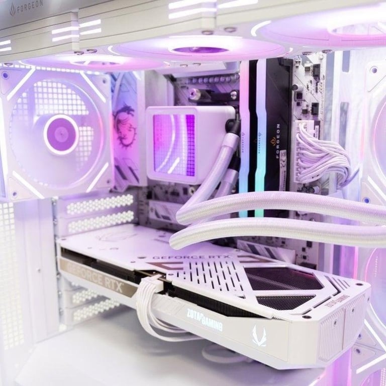 PC de bureau PcCom Imperial AMD Ryzen 7 7800X3D 1TB SSD RTX 5070 Windows 11 - vue 3