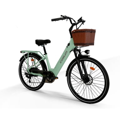 Bicicleta eléctrica CYSUM X-city, motor de 250 W, batería de 48 V y 10,4 Ah, neumáticos de 26 x 1,95 pulgadas
