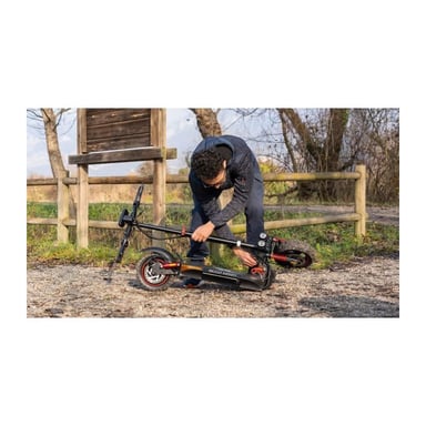 Scooter eléctrico todo terreno plegable EBOOST INFINITY - 10 - 48V - 800W - Auto 90KM Luz de freno + intermitentes