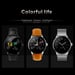 Smartwatch Android iOs Montre Connectée 1,22' Cardio Podomètre Or YONIS