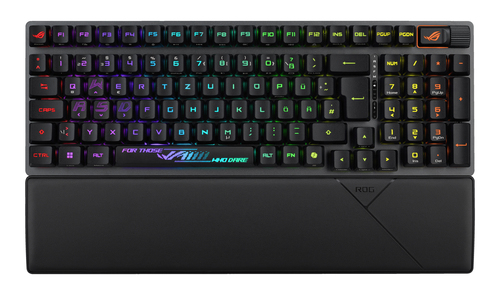 ASUS ROG Strix Scope II 96 RX Wireless clavier Gaming USB + RF Wireless + Bluetooth Noir