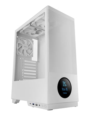 Tacens 2SAGITTA20W carcasa de ordenador Midi Tower Blanco