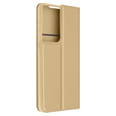 Samsung Galaxy S21 Ultra Card Custodia Funzione Stand Dux Ducis Oro