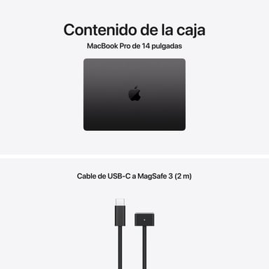 MacBook Pro M5 Pro (2026) de 14'', 2 TB, RAM 24 GB, GPU Apple 20, negro espacial - QWERTY ES