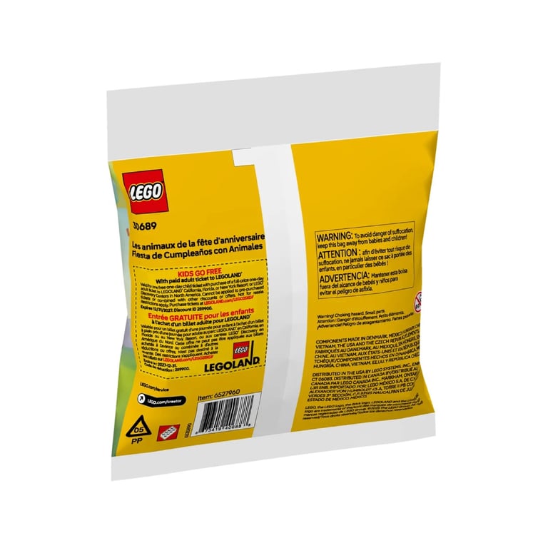 LEGO Creator Les animaux du goûter d'anniversaire 30689 - vue 3