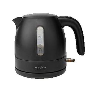 Bouilloire électrique Nedis kawk300ebk 1L 2150W Noir - Neuf
