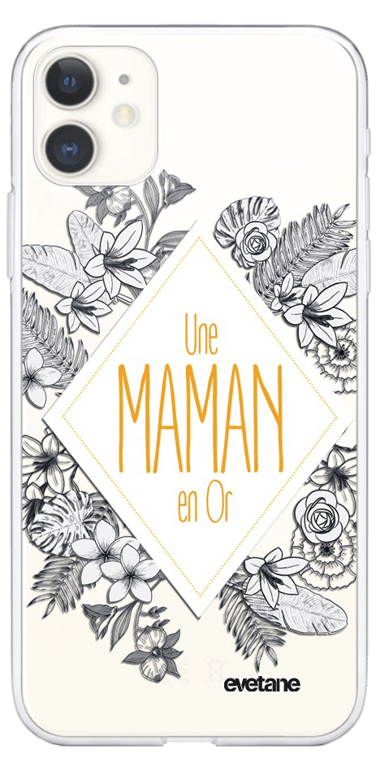 Evetane Coque compatible avec iPhone 11 souple silicone solide ultra resistant fine protection houss