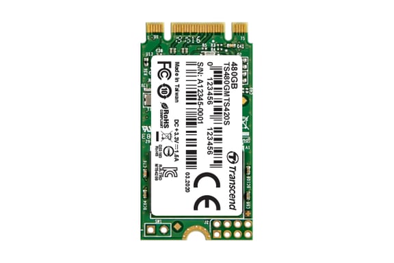 Transcend 420S 480 Go M.2 Série ATA III 3D NAND