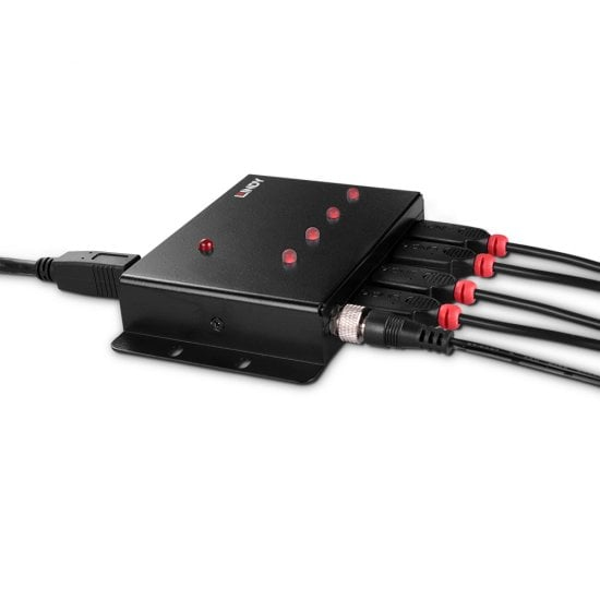 Lindy 43374 hub & concentrateur USB 3.2 Gen 1 3.1 Gen 1 Type B 5000 Mbit/ Neuf - vue 4
