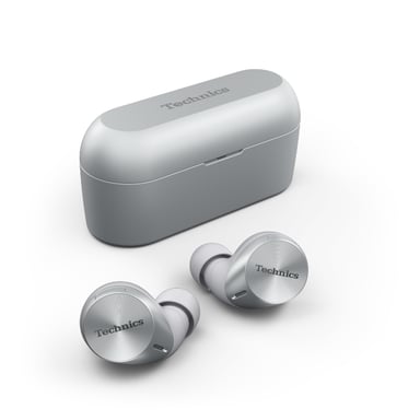 Technics EAH-AZ60E-S Auriculares estéreo inalámbricos verdaderos (TWS) para llamadas/música USB Tipo-C Bluetooth Plata