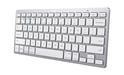 Trust 24654 clavier Bureau Bluetooth QWERTY Espagnole Argent, Blanc