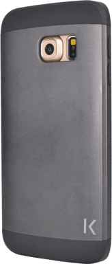 (P) Funda protectora delgada para Samsung Galaxy S6 Edge, Gris sideral