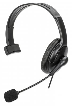 Manhattan 180849 écouteurcasque Avec fil Arceau BureauCentre d'appels USB Type A Neuf