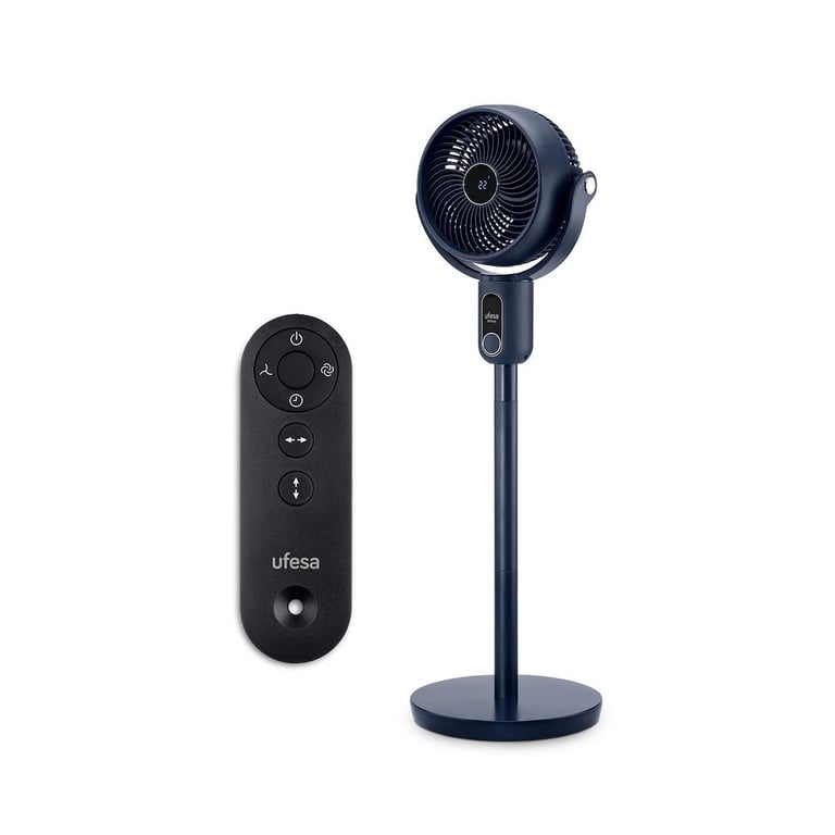 Ufesa gdansk 3D LED pied tactile VENTILATEUR 1M - vue 2