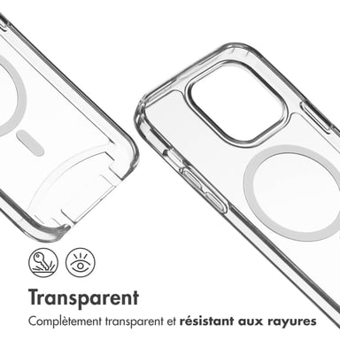 imoshion Coque MagSafe avec cordon amovible pour Apple iPhone 14 Pro Max - Transparent