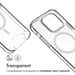 imoshion Coque MagSafe avec cordon amovible pour Apple iPhone 14 Pro Max - Transparent