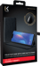 Funda tipo concha con ranura para tarjeta y soporte para Huawei P Smart+, Negro