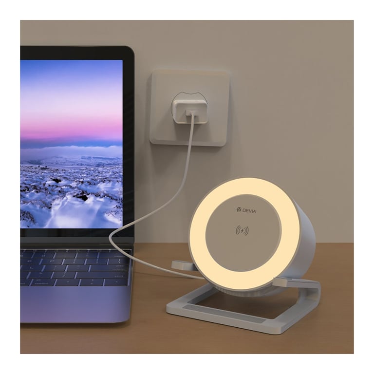 Enceinte Bluetooth 5.2 avec Lampe de et Chargeur Induction Neuf - vue 3