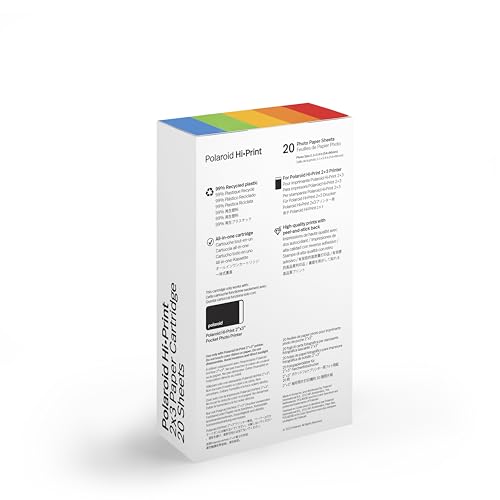 Pack de 2 Cartouches papier tout en un Polaroid Hi Print pour ’imprimante photo de poche - vue 6