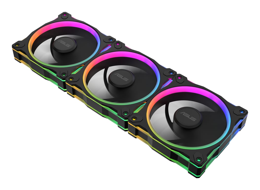 ASUS Prime MR120 Fan ARGB Reverse Black 3in1 Boitier PC Ventilateur 12 cm Noir 3 pièce(s) - Neuf