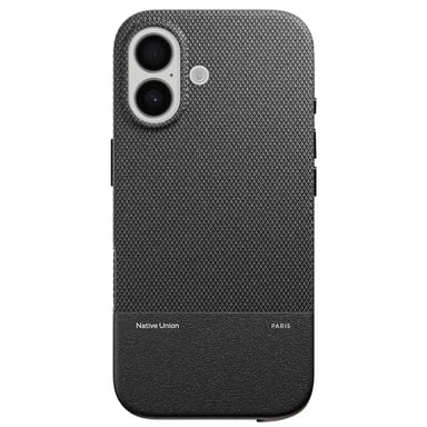 Native Union Funda para iPhone 17 MagSafe Antichoque Texturizada Serie ReClassic Negro