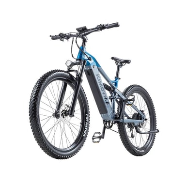 VTT électrique KIMDYMA K01 avec batterie amovible 48 V 20 Ah - bleu