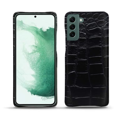 Coque cuir Samsung Galaxy S22+ -  - Noir - Cuir Abaca