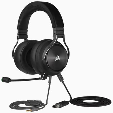 Corsair VIRTUOSO RGB Wireless XT Auriculares Inalámbrico y alámbrico Diadema Bluetooth Negro