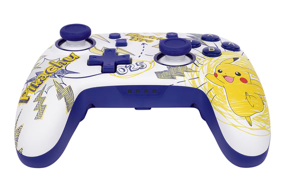 PowerA Nano Enhanced Violeta, Blanco, Amarillo Bluetooth Gamepad Analógico/Digital Nintendo Switch, Nintendo Switch Lite, Nintendo Switch OLED