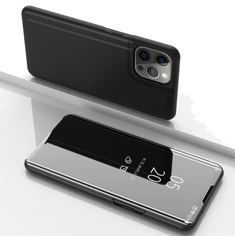 Clapet Miroir pour IPHONE 13 Pro Max Protection Clear View Maquillage