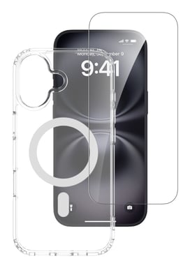 4smarts 360° Premium funda para teléfono móvil 15,9 cm (6.27'') Bumper Transparente