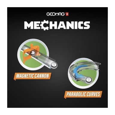 GEOMAG MECHANICS, GRAVITY 67 pcs, construction magnétique, jeux éducatifs, Jouet pour enfants des 8 ans, GMV00