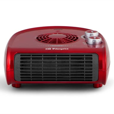 Orbegozo Fh 5033 Rojo Calefactor Horizontal 2500w De Potencia 2 Posiciones De Calor Y Función Ventilador