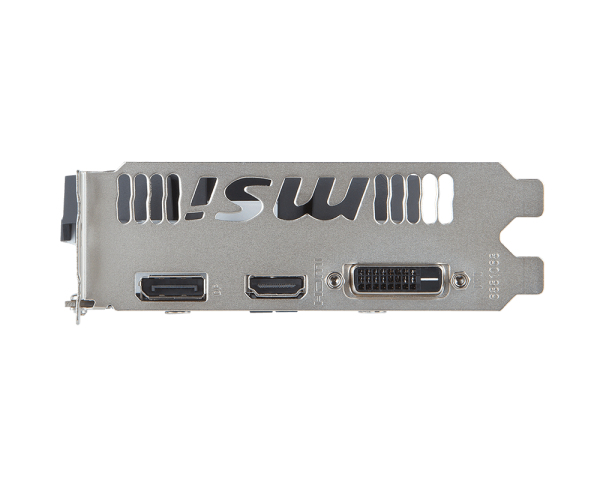 MSI GTX 1060 6GT OCV1 Carte graphique GF GTX 1060 6 Go GDDR5 PCIe 3.0 x16 DVI HDMI DisplayPort - vue 4