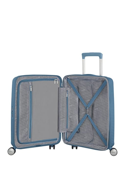 American Tourister Hartschalen-Koffer »Soundbox« Spinner - blau
