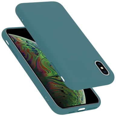 Coque pour Apple iPhone XS MAX en LIQUID GREEN Housse de protection Étui en silicone TPU flexible