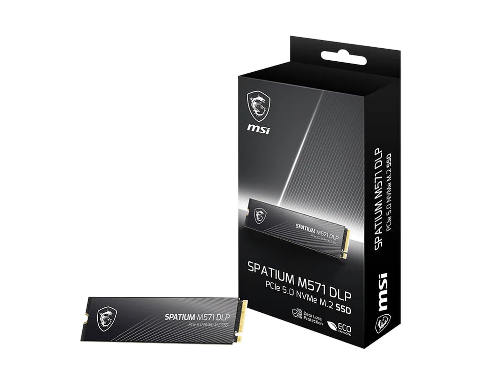 MSI SPATIUM M571 DLP PCIe 5.0 NVMe .2 2TB PCI Express 5.0 3D NAND