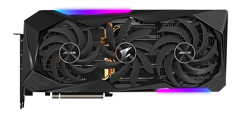 GIGABYTE AORUS GV N307TAORUS 8GD carte graphique NVIDIA GeForce RTX 3070 Ti 8 Go GDDR6X Neuf - vue 2