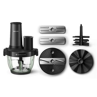 Tritatutto ibrido Philips 5000 Series HR1507/00 6 in 1 nero 650 W ciotola in vetro 2 L