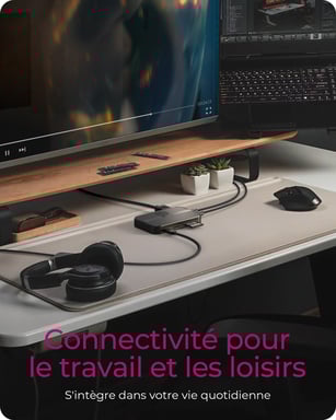 ICY BOX IB-DK4071M-CU31 USB 3.2 Gen 2 (3.1 Gen 1) Type-C Negro