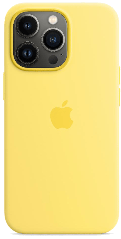 Apple Coque en silicone avec MagSafe pour iPhone 13 Pro - Zeste de citron