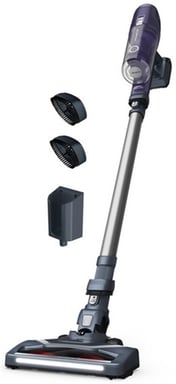 Rowenta RH6821WO aspiradora de pie y escoba eléctrica Aspiradora escoba Batería Secar Ciclónico Sin bolsa 0,55 L Aluminio, Gris, Violeta