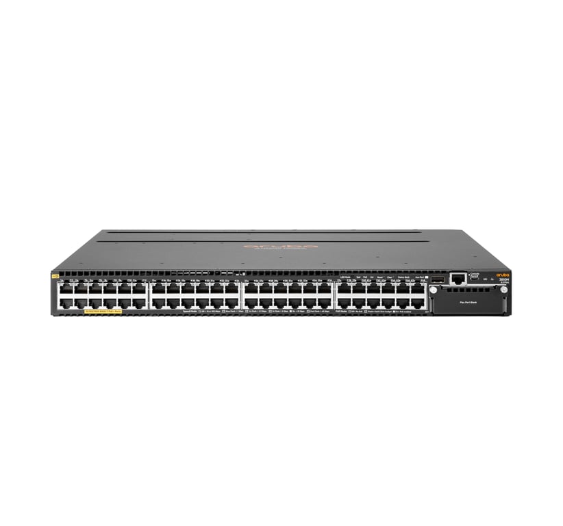 HPE Aruba 48G PoE+ 1 slot Switch Commutateur C3 Géré 48 x 101001000 PoE+ Montable sur rack PoE+ - vue 2